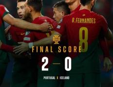 168体育-欧洲杯-B费奥尔塔破门C罗造破门 葡萄牙2-0冰岛10连赢收官