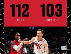 168体育-NBA战况-热火12-103力克猛龙 马丁24+12 西亚卡姆30+6