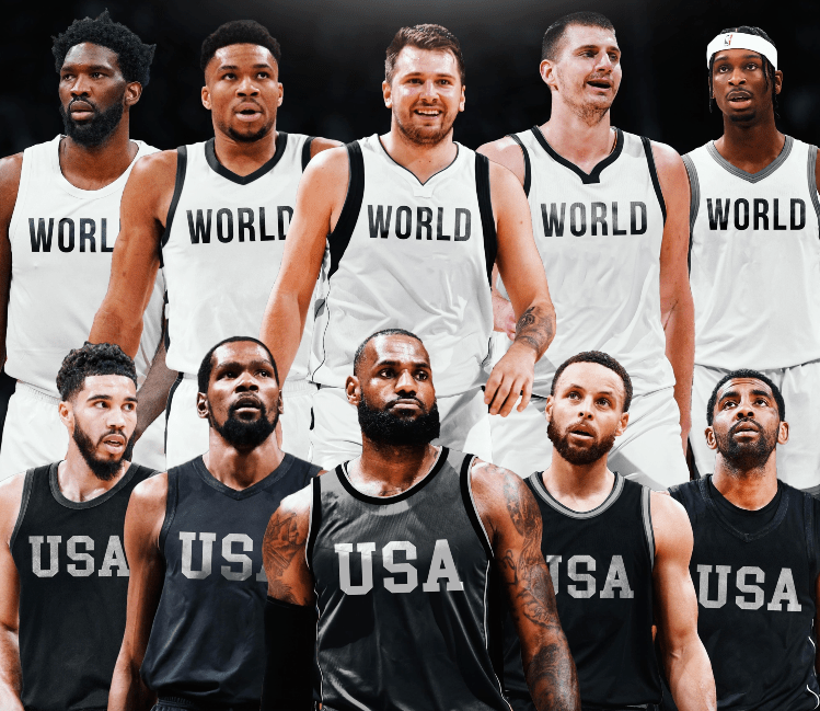 龙珠体育-美国队对阵世界队-这才是NBA联赛全明星赛的最佳方案？