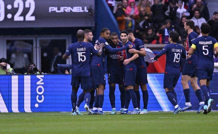 168体育-法国甲级联赛-姆巴佩点射+助攻 索莱尔鲁伊斯破门 大巴黎3-0斯特拉斯堡