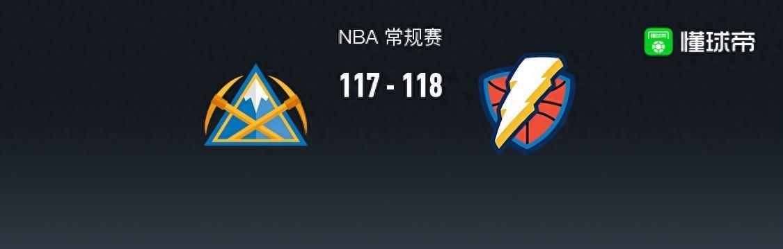 168体育-NBA战报-雷霆队118-117险胜掘金队，亚历山大25+6+8