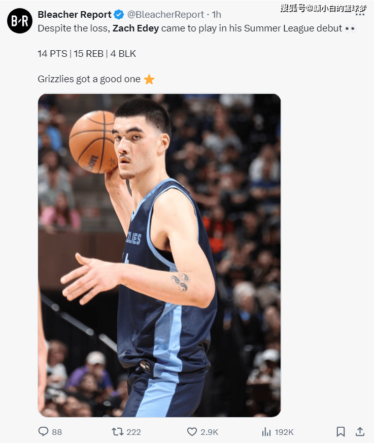 168体育-选秀评级D？周志豪用隔扣凯斯勒+绝平补篮回应 NBA体育热门新闻发声力挺